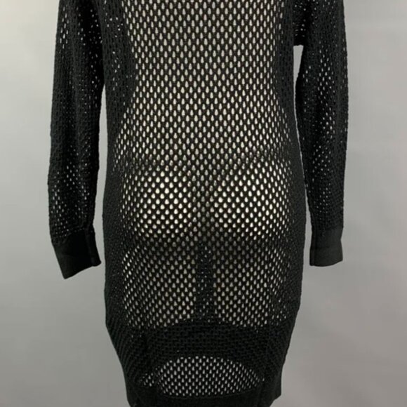 MOSCHINO x H&M Black & Multi-Color Mesh Wool Disney Pullover  - Size M - EUC - Picture 2 of 3